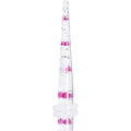 BodyCandy 6G Clear Acrylic Glitter Purple Heart Confetti Taper — main product shot