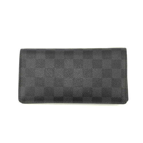 Bolt Boutique Louis Vuitton Damier Graphite Long Wallet #3857 — detail close-up