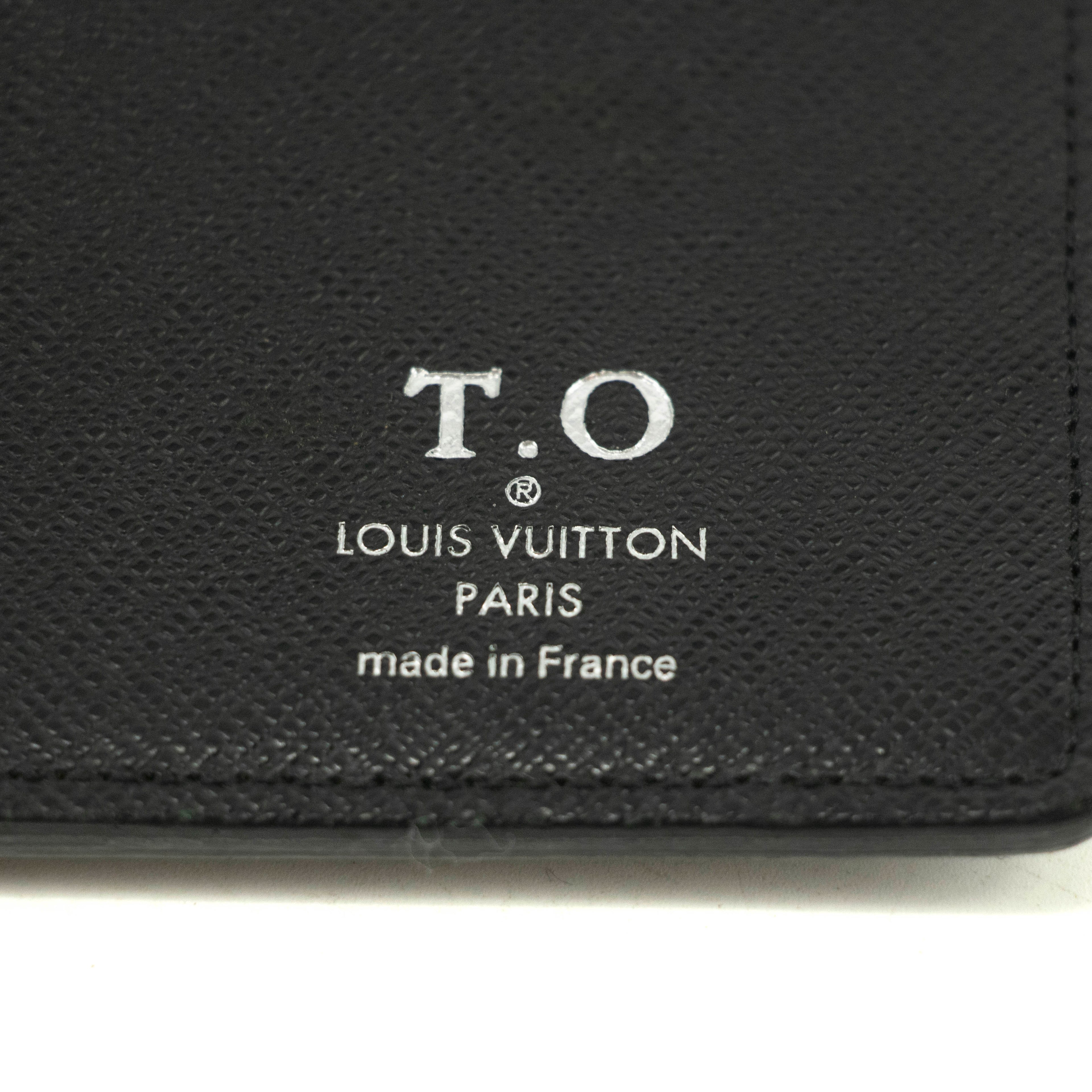 Bolt Boutique Louis Vuitton Damier Graphite Long Wallet #3857 — side view