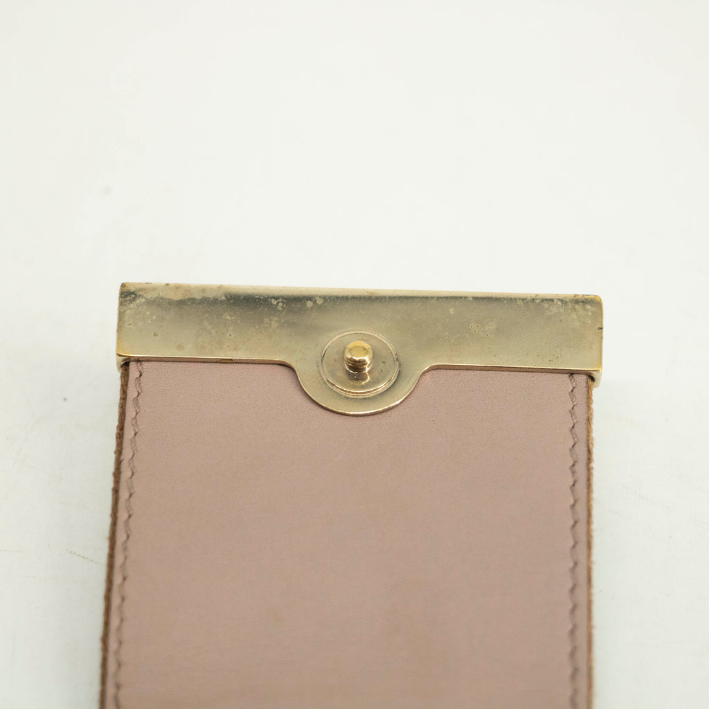 Bolt Boutique Gucci Beige & Pink GG Canvas French Flap Long Wallet #3920 — size reference