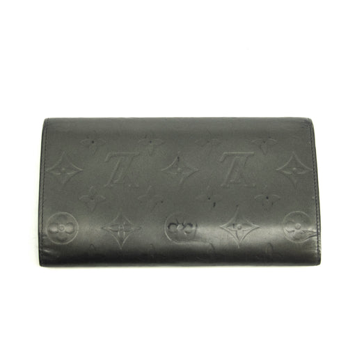 Bolt Boutique Louis Vuitton Grey Vernis International Long Wallet #3931 — detail close-up