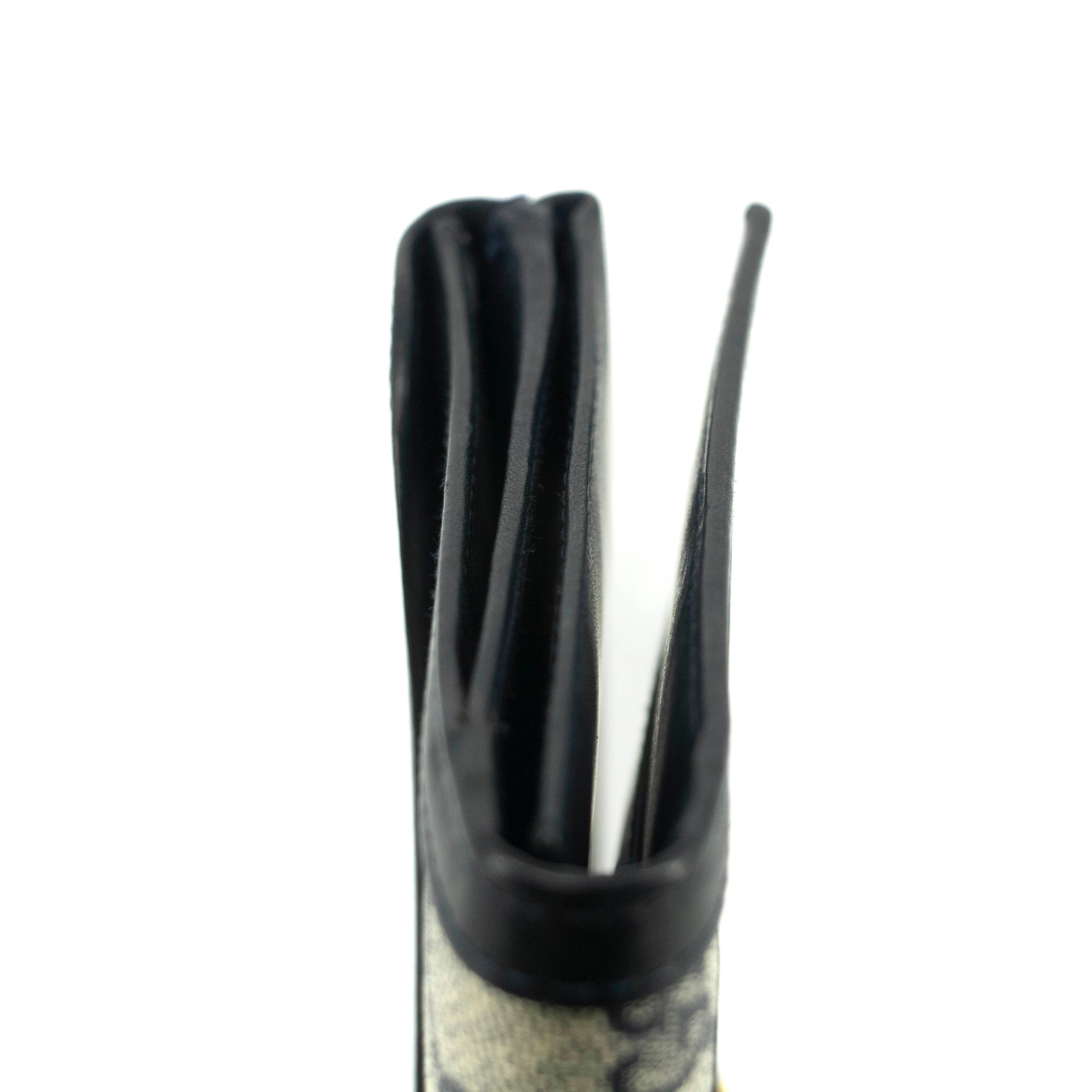 Bolt Boutique Gucci Canvas Coded Blue Ophidia Long Wallet #3947 — side view