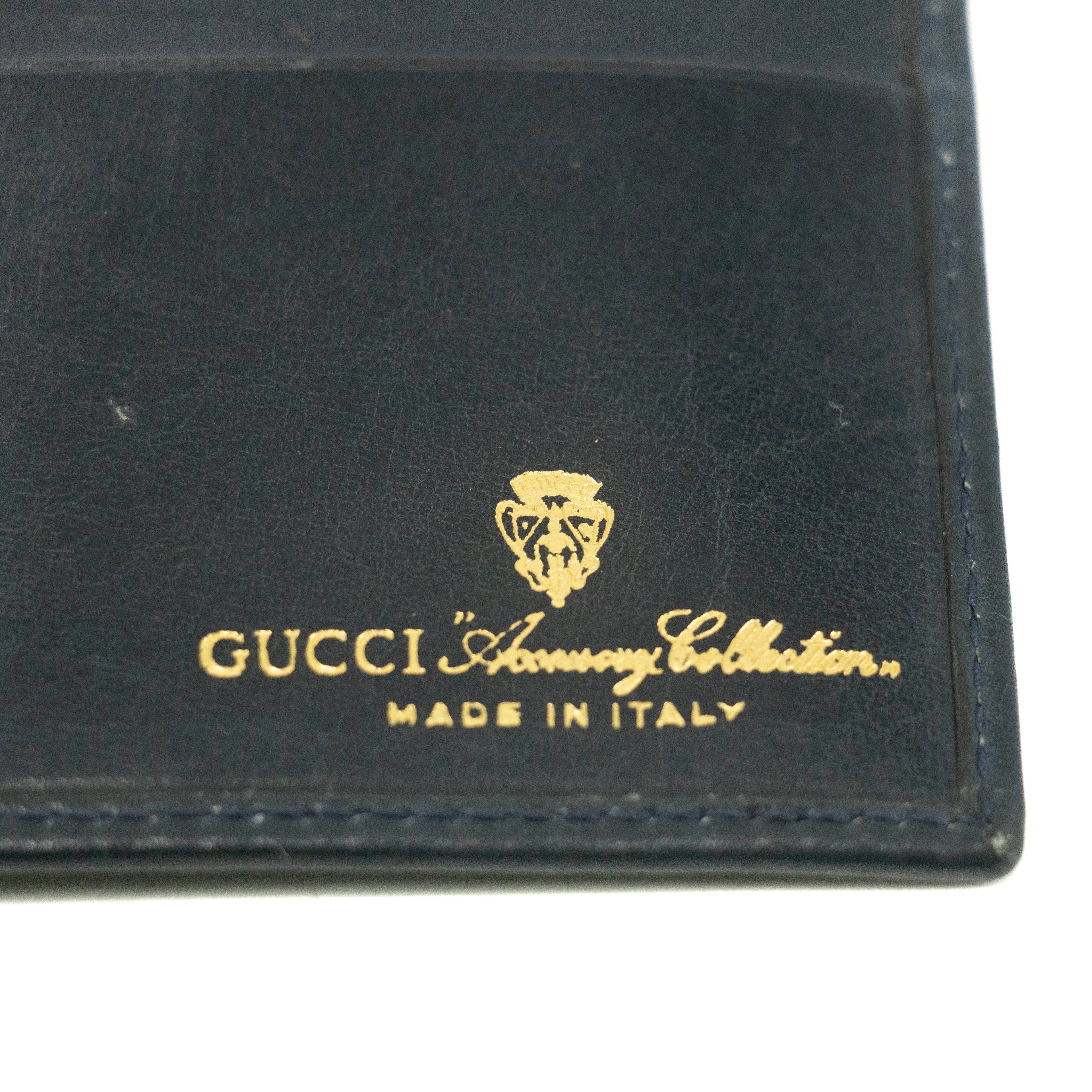 Bolt Boutique Gucci Canvas Coded Blue Ophidia Long Wallet #3947 — alternative angle