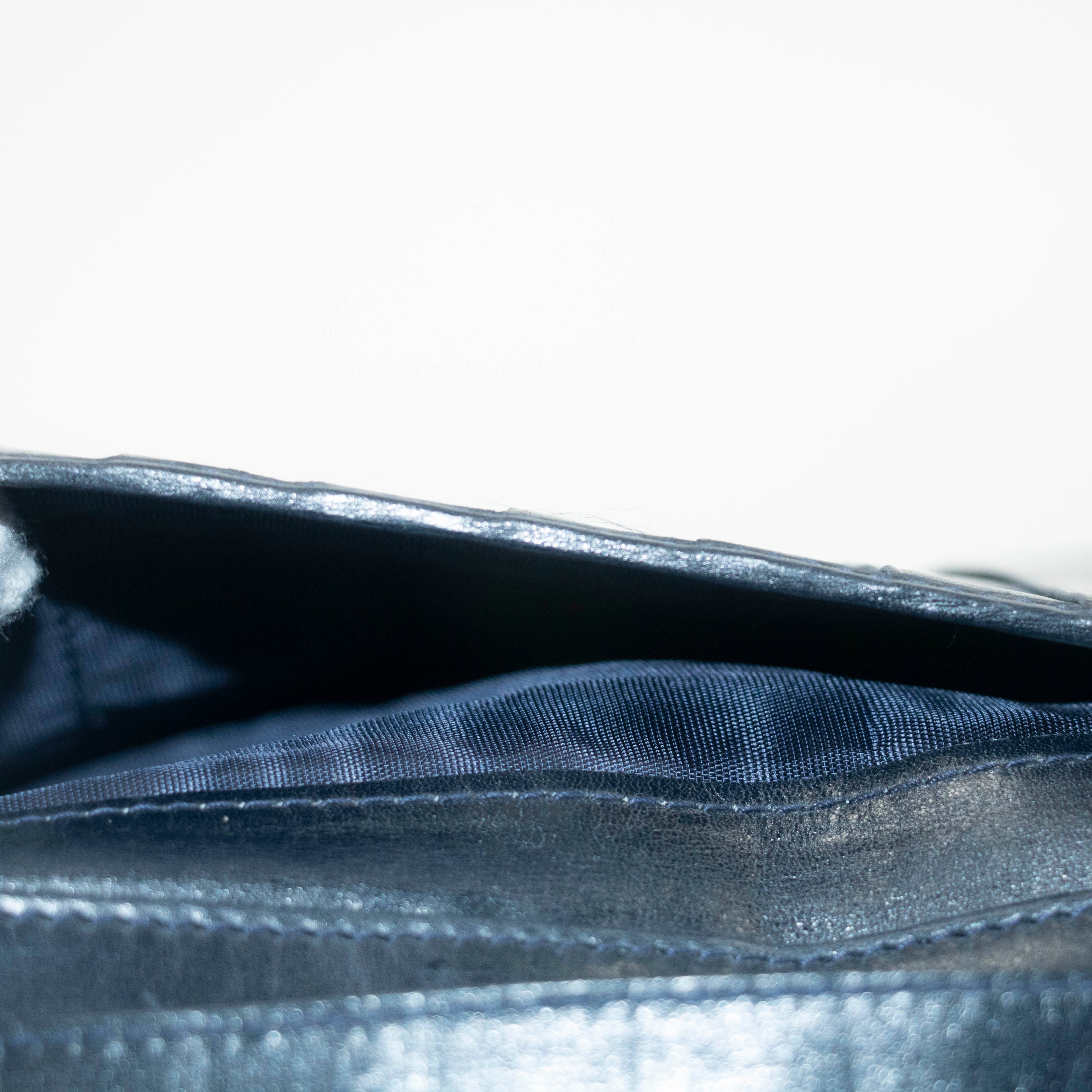 Bolt Boutique Gucci Canvas Coded Blue Ophidia Long Wallet #3947 — color detail