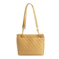 Bolt Boutique Chanel Beige Caviar Skin Quilted Matelase Shoulder Bag #3971 — main product shot