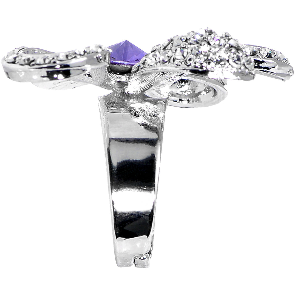 BodyCandy Crystalline Daisy Flower Adjustable Ring — lifestyle context