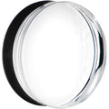 BodyCandy 40mm Clear Black Acrylic Mirror Split Saddle Plug — main product shot