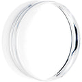 BodyCandy 42mm Clear White Acrylic Mirror Split Saddle Plug — main product shot