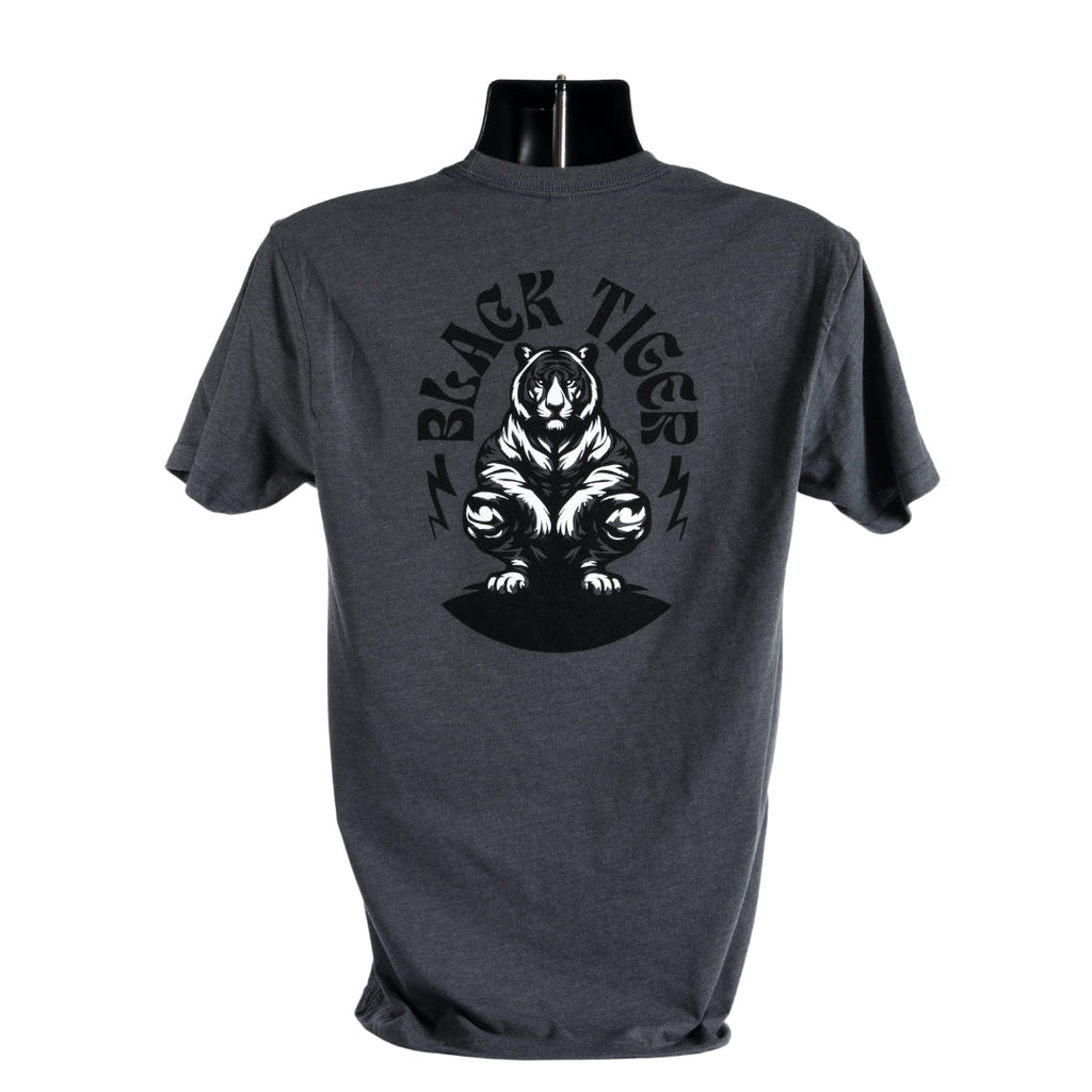 Black Tiger International Black Tiger Logo Tee Shirt — texture detail