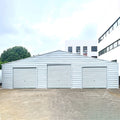[39X39FT] Extra-Large Heavy-Duty Galvanized Steel Barn Building Shed With 3 Rolling Door Garages (SAK10234) – SAKSBY WHOLESAL
