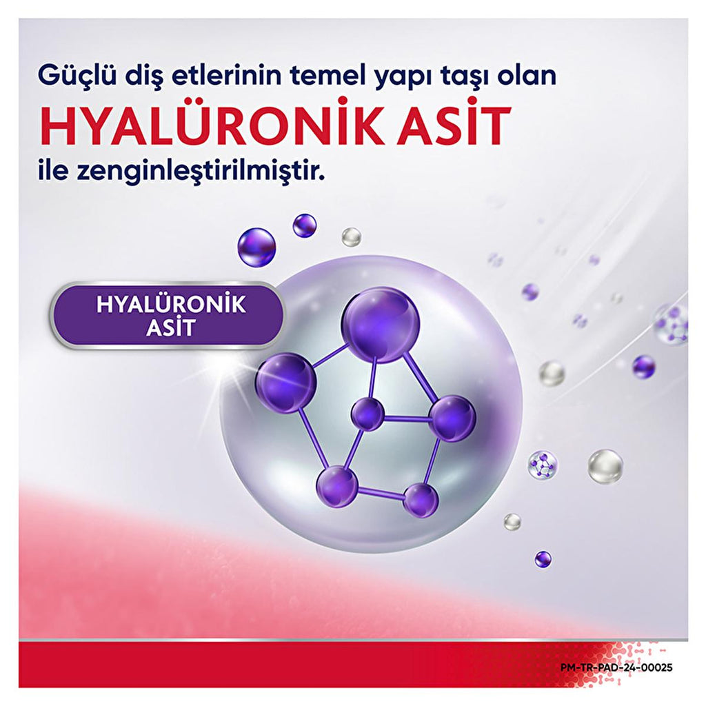 Parodontax Whitening Toothpaste: Gum Strengthening & Protection with Hyaluronic Acid for Gum Health & Sensitive Gums - 75ml