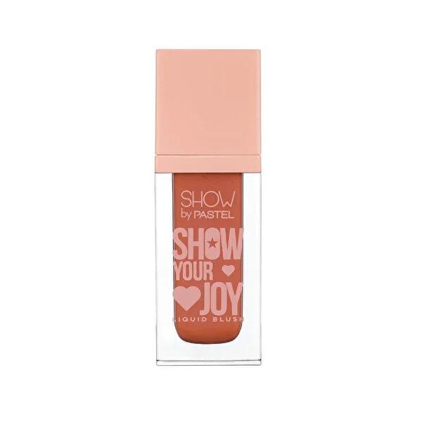 Show By Pastel Liquid Blush Show Your Joy No.57 - Long Lasting Liquid Blush for Natural Look
