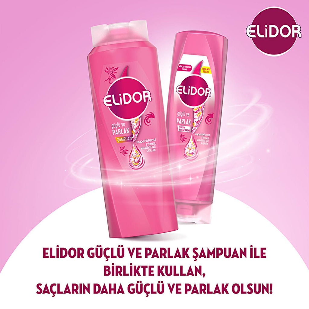Elidor Hair Conditioner: Superblend Serum with Keratin, Macadamia Oil & E Vitamin for Damaged Hair Repair, Shine & Split End Treatment