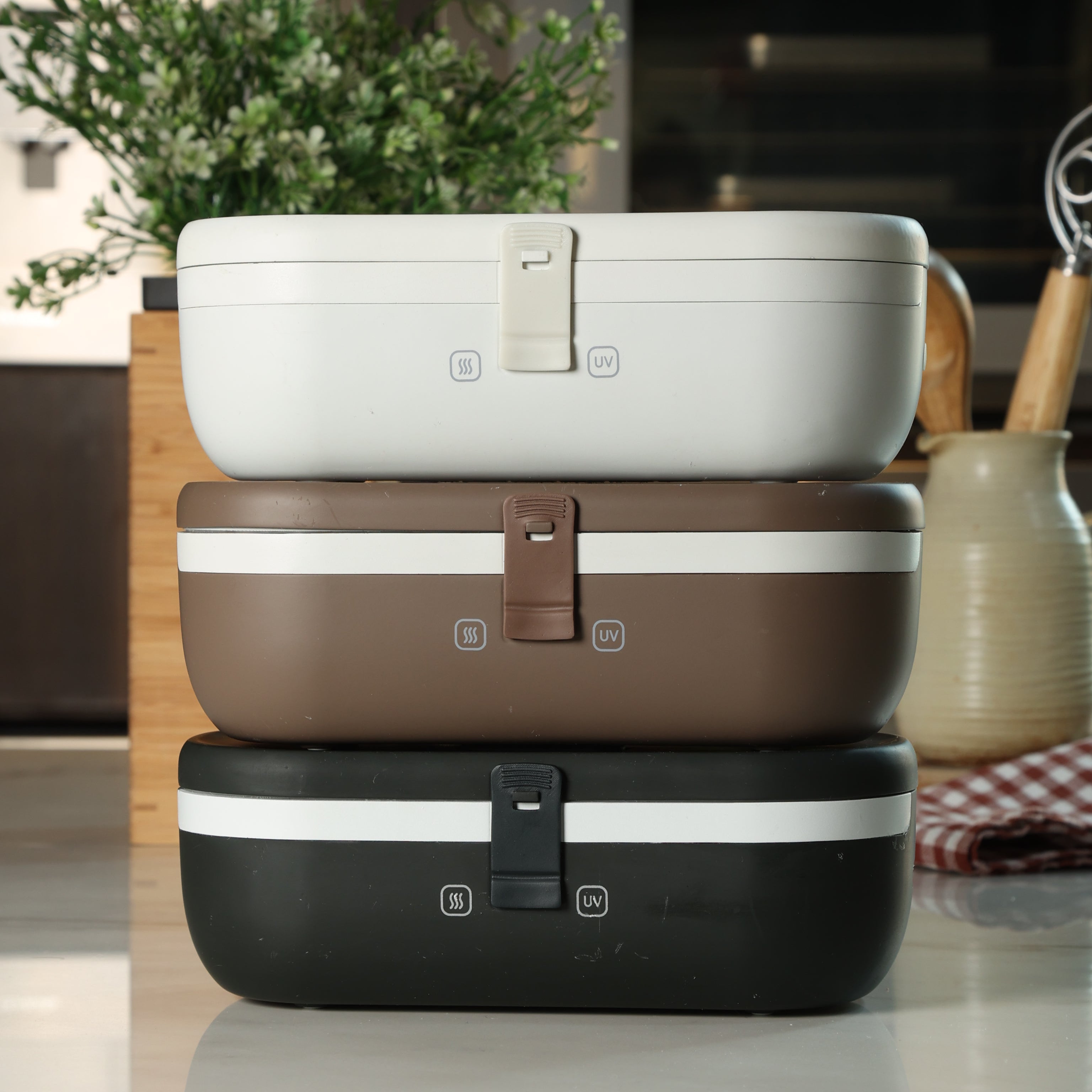 Self-Heating Lunch Box With USB-C Cord and UV LIGHT SANITIZER – Fritaire, view 12