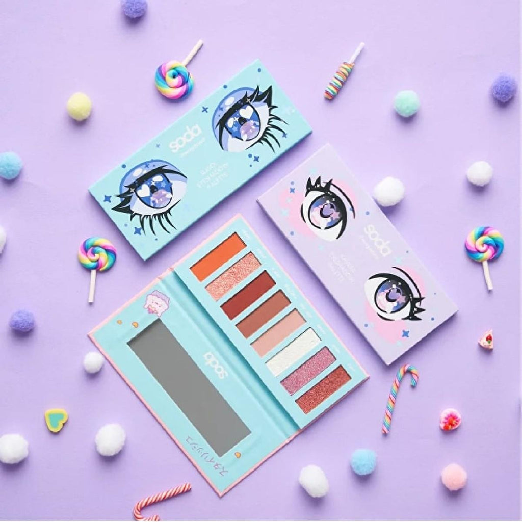 SODA Makeup Eyeshadow Palette - Stylish, Long-Lasting, Variety of Colors
