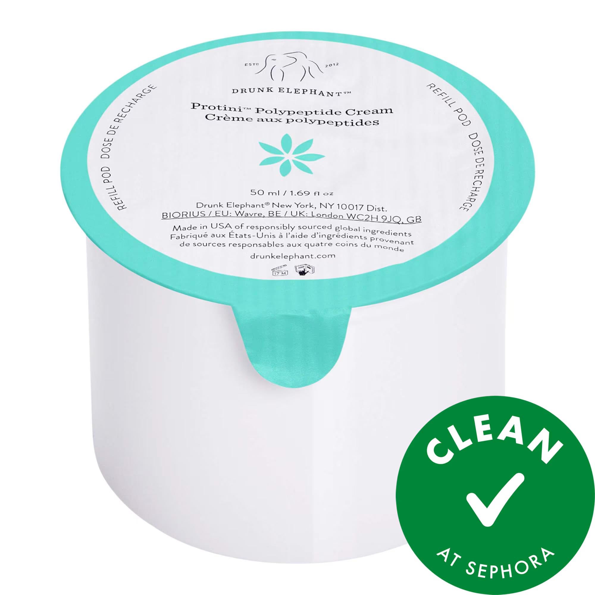 Drunk Elephant Protini Polypeptide Firming Refillable Moisturizer - Vegan Anti-Aging Cream for Dry, Dull Skin