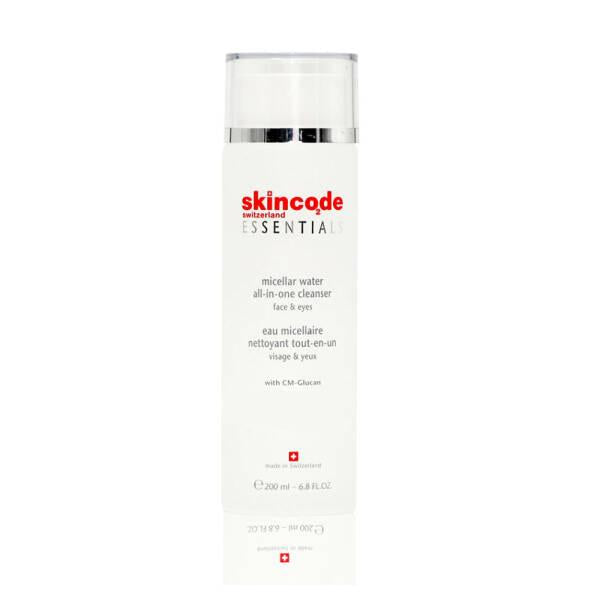Skincode Micellar Water Cleanser - Gentle, All-in-One Facial Cleanser for Deep Cleansing - 200ml
