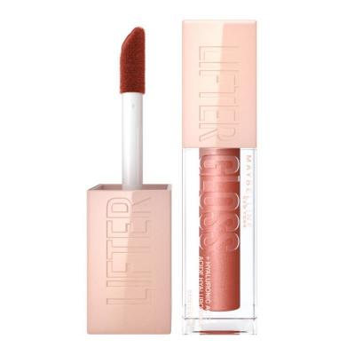 Maybelline Lifter Gloss: Hyaluronic Acid Moisturizing Lip Gloss - Plumping, Non-Sticky, and Hydrating Topaz Lip Makeup