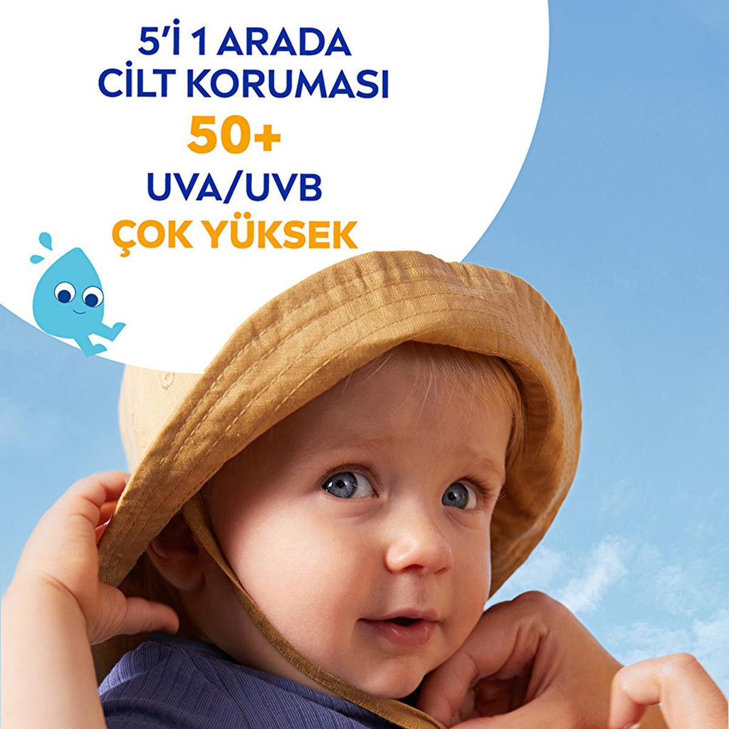 Nivea Baby Sunscreen SPF 50 - Gentle Sun Protection Roll-On for Sensitive Skin - UVA/UVB Protection, Water Resistant - Pediatrician Approved