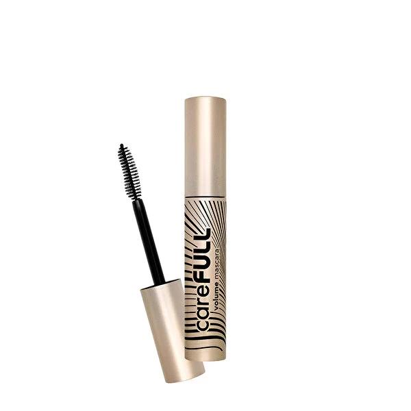 Flormar CareFULL Volume Mascara - Nourishing, Volumizing, Conditioning Mascara for Fuller Lashes