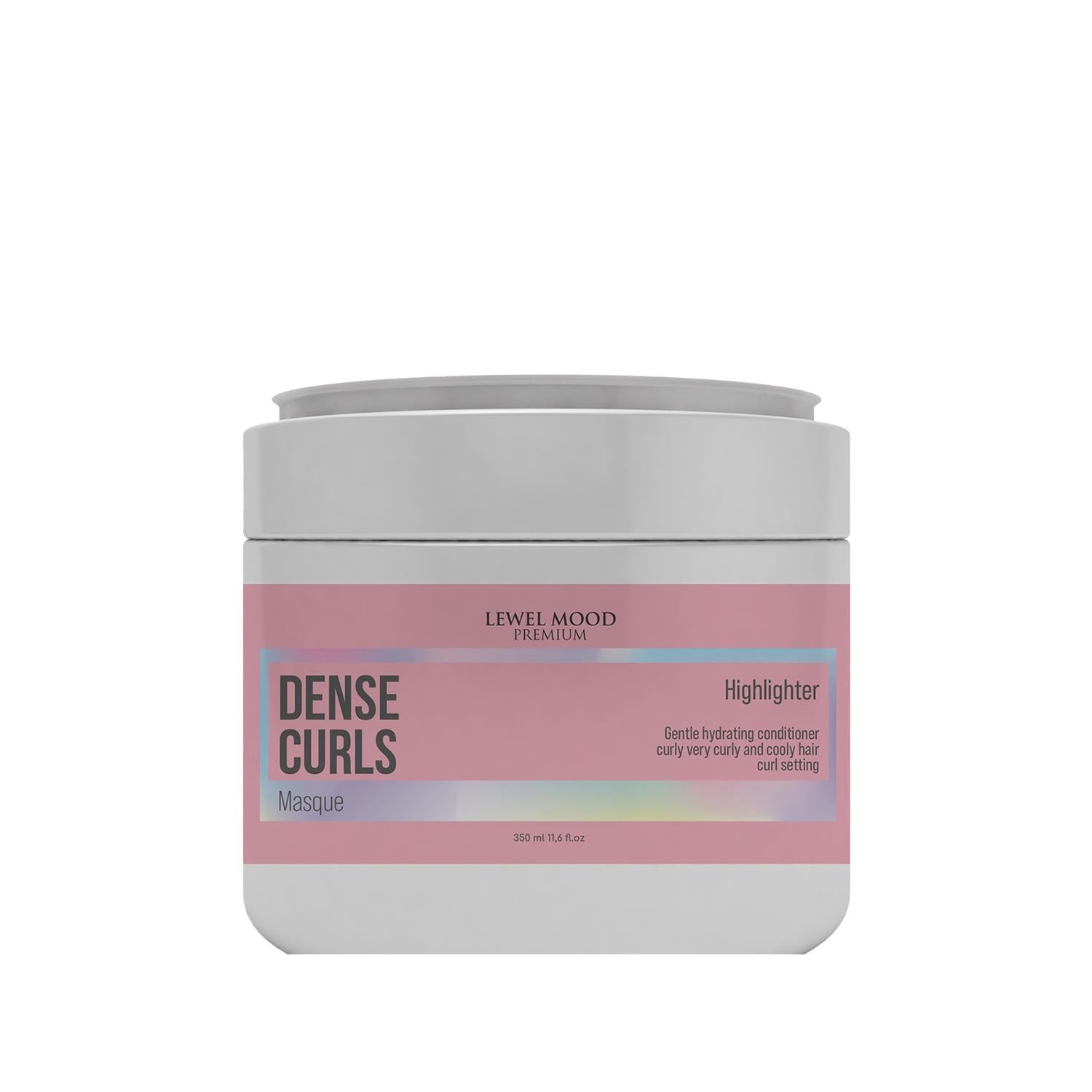 Lewel Mood Premium Dense Curls Hair Care Mask for Curly & Wavy Hair - 11.83 fl oz - Intense Hydration & Nourishment