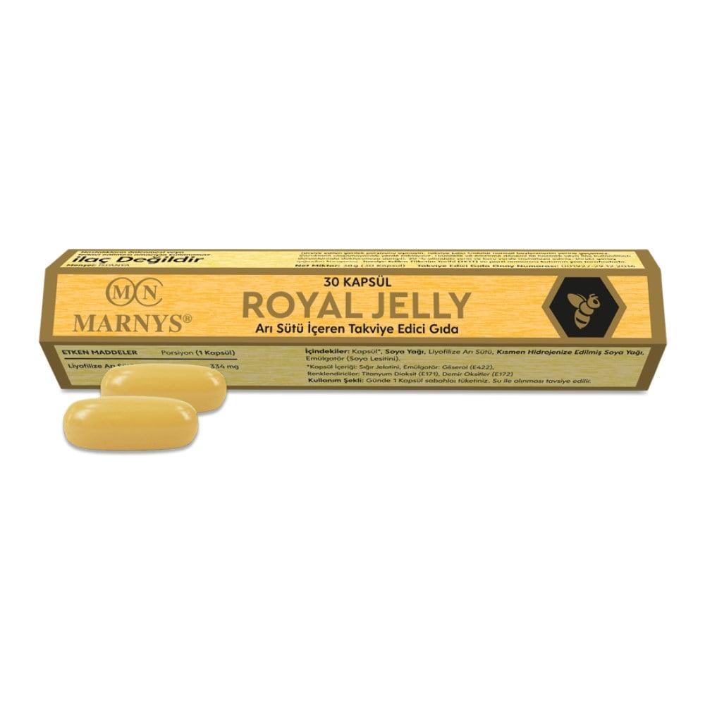 MN MARNYS Royal Jelly 1000 mg - High-Potency Bee Product Supplement for Overall Wellness