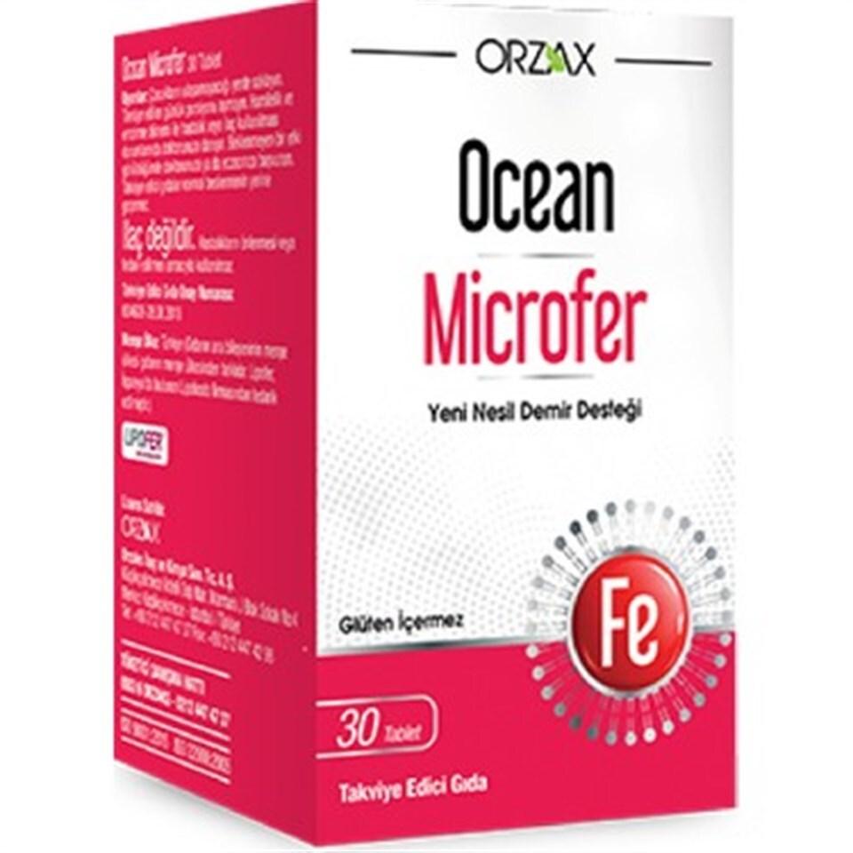Ocean Microfer 30 Tablet - High-Potency Iron Supplement for Adults & Adolescents - Supports Healthy Iron Levels & Reduces Deficiency Risk