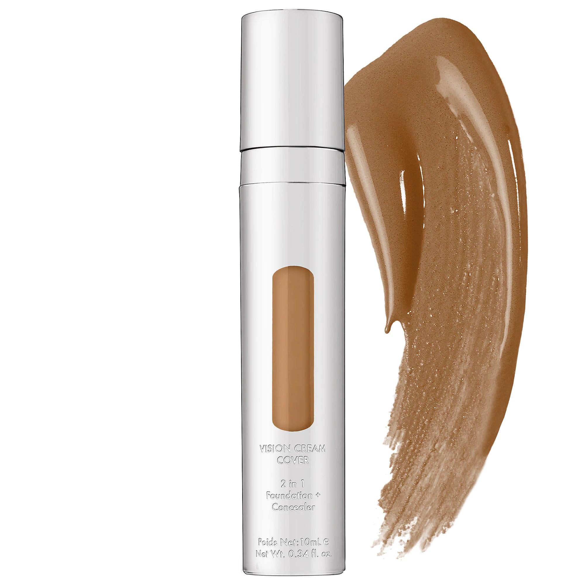 Vision Cream Cover Adjustable Foundation & Concealer - Vegan, Buildable Coverage Makeup