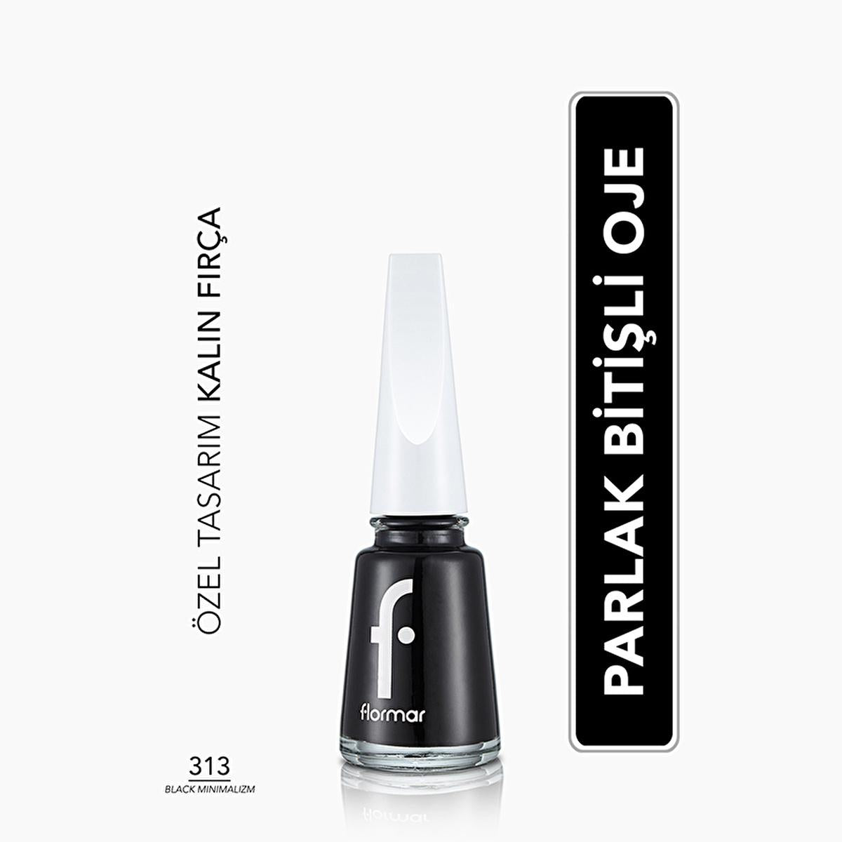 Flormar Nail Enamel: High Pigment, Long Lasting, Chip Resistant Nail Polish - Intense Color, Glossy Finish for Stunning Nails
