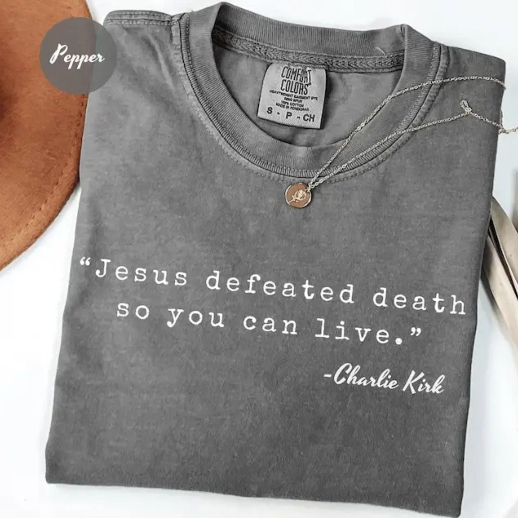 Pasimax Charlie Kirk Shirt — lifestyle context