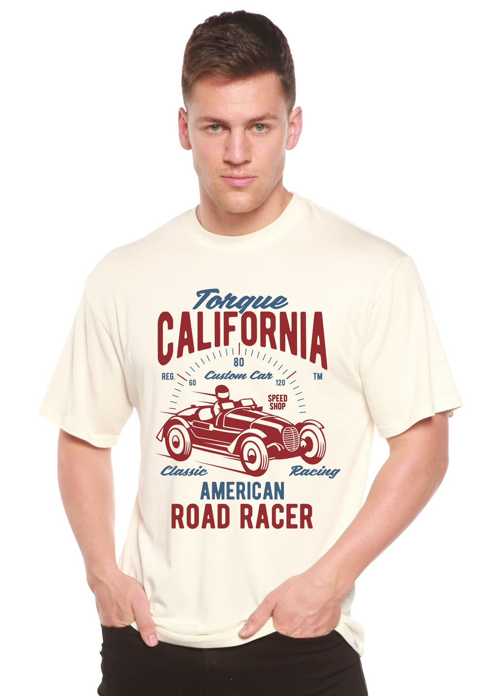 Spun Bamboo Torque California Spun Bamboo® Men's Bamboo Viscose/Organic Cotton Short Sleeve Graphic T-Shirt — main product sh
