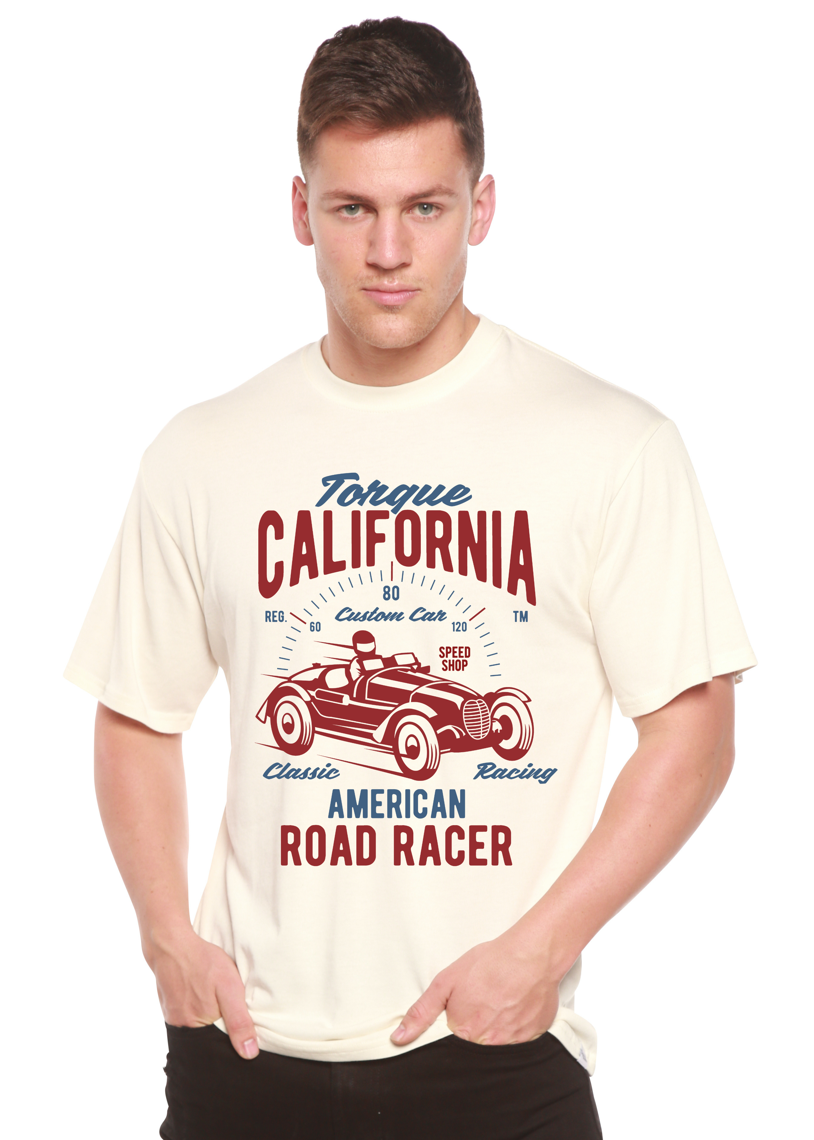 Spun Bamboo Torque California Spun Bamboo® Men's Bamboo Viscose/Organic Cotton Short Sleeve Graphic T-Shirt — main product sh