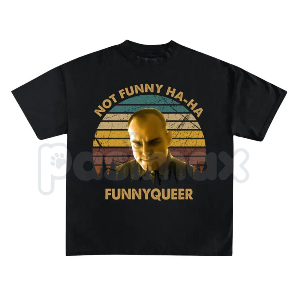 "No Funny Ha-Ha" Vintage Sling Blade T-Shirt – Retro 90s Cult Classic Movie Quote Novelty Graphic Tee