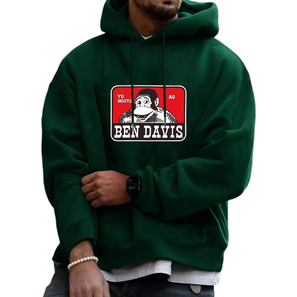 Pasimax Ben Davis Men's Casual Hoodie — lifestyle context