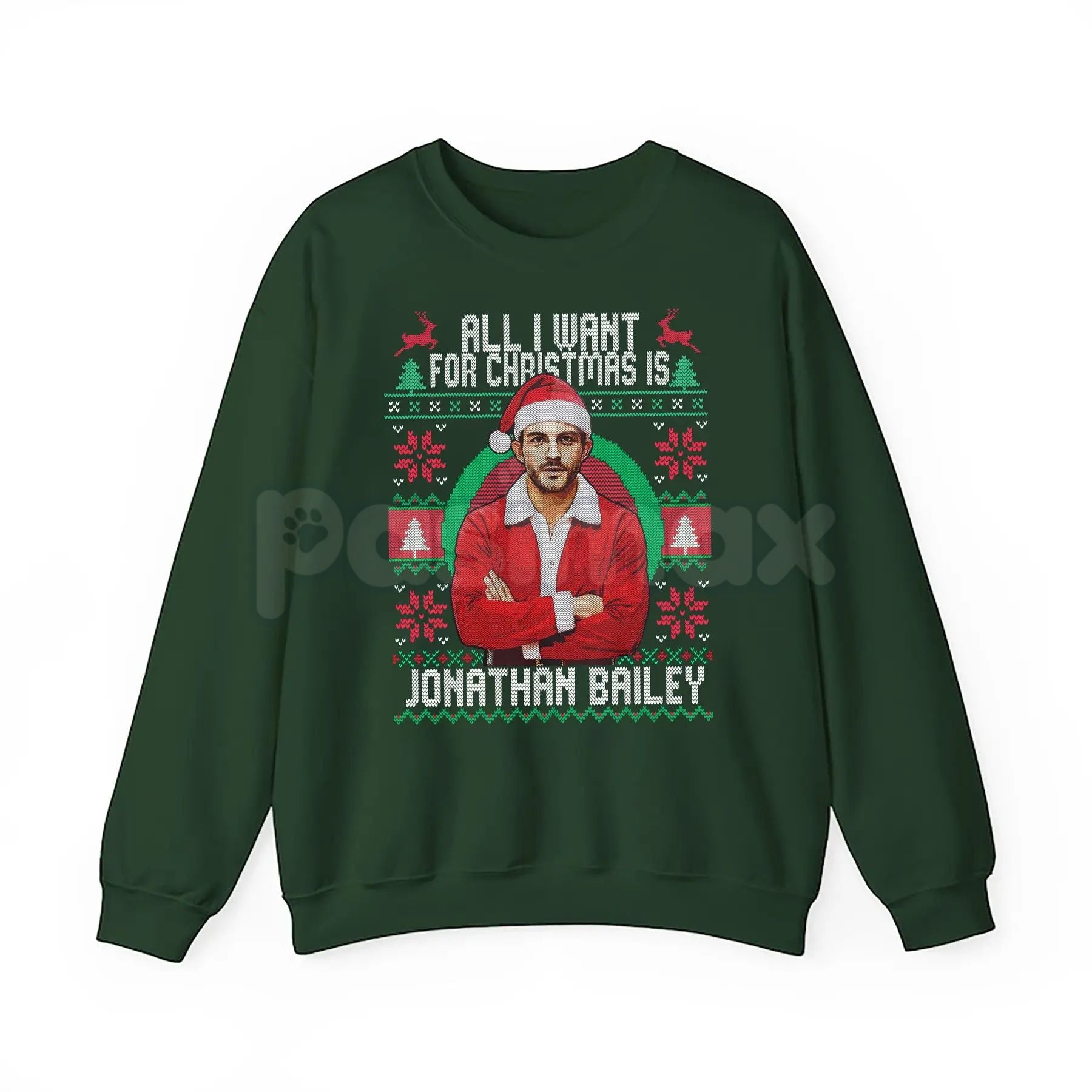 Pasimax Fiyero All I Want For Christmas Is Jonathan Bailey Christmas Shirt | Wicked Movie Fan Ugly Xmas Sweatshirt | Broadway