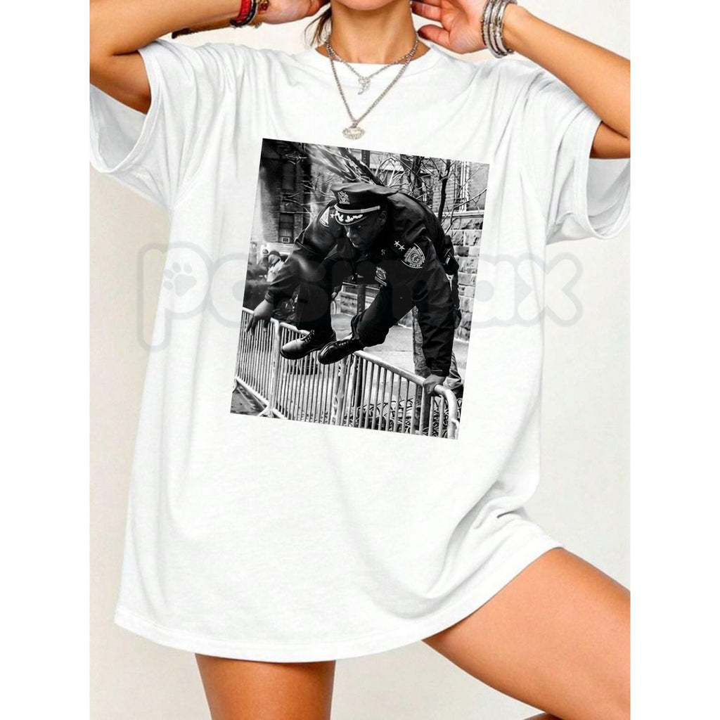 Pasimax Chief Aaron Edwards American Hero T-Shirt - Honor & Legacy Memorial Graphic Tee, Premium 100% Cotton First Responder 