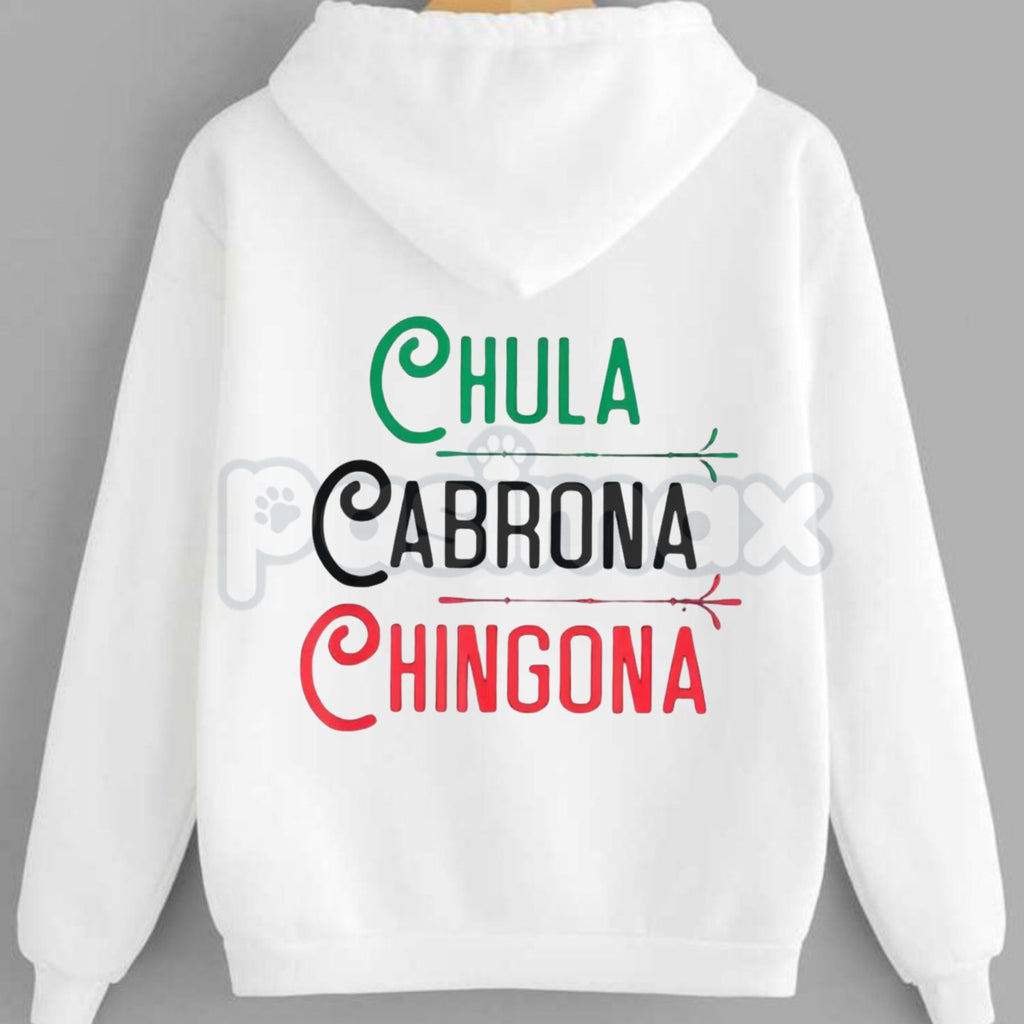 Pasimax Chingona Chola Mexican Pride Hoodie – Men’s Edgy Graphic Streetwear, Vintage Culture Pullover, Long Sleeve Hooded Swe