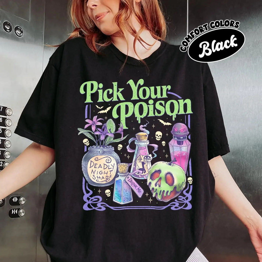 Pasimax 'Pick Your Poison' Vintage Disney Villain Tee — lifestyle context