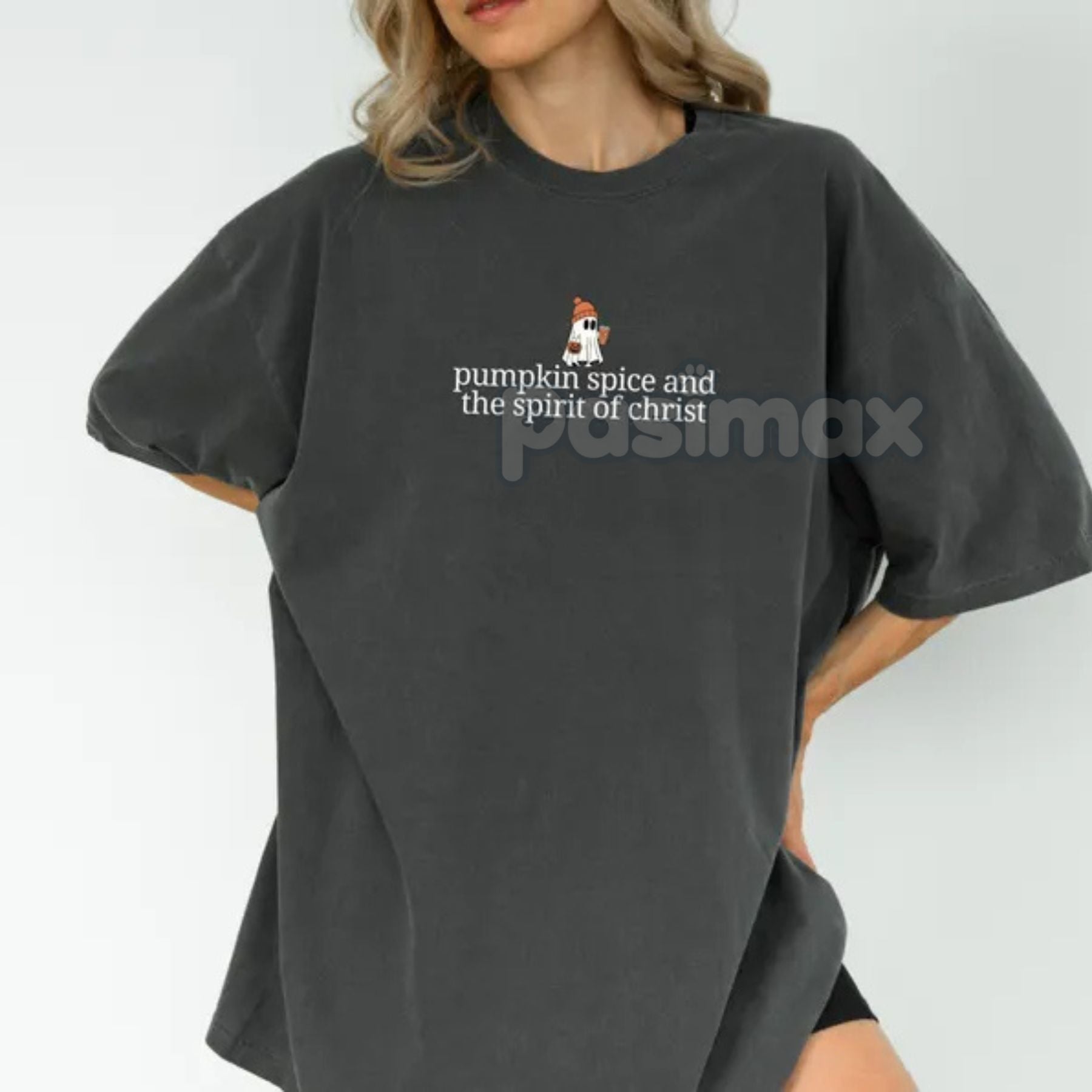 Pasimax 'Boo-lieve In Jesus' Christian Halloween Shirt — lifestyle context