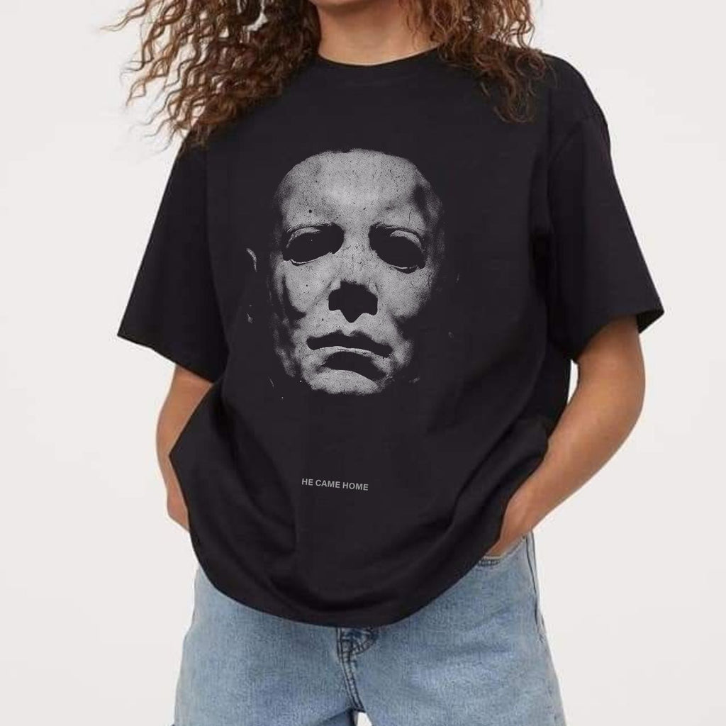 Pasimax "The Night He Came Home" Michael Myers T-Shirt — side view