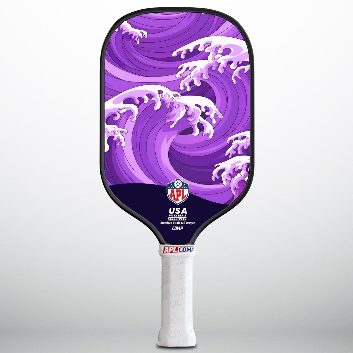 APL - Ocean Waves Pickleball Paddle | 16mm Carbon Fiber | Best Pickleball Paddles | American Pickleball League