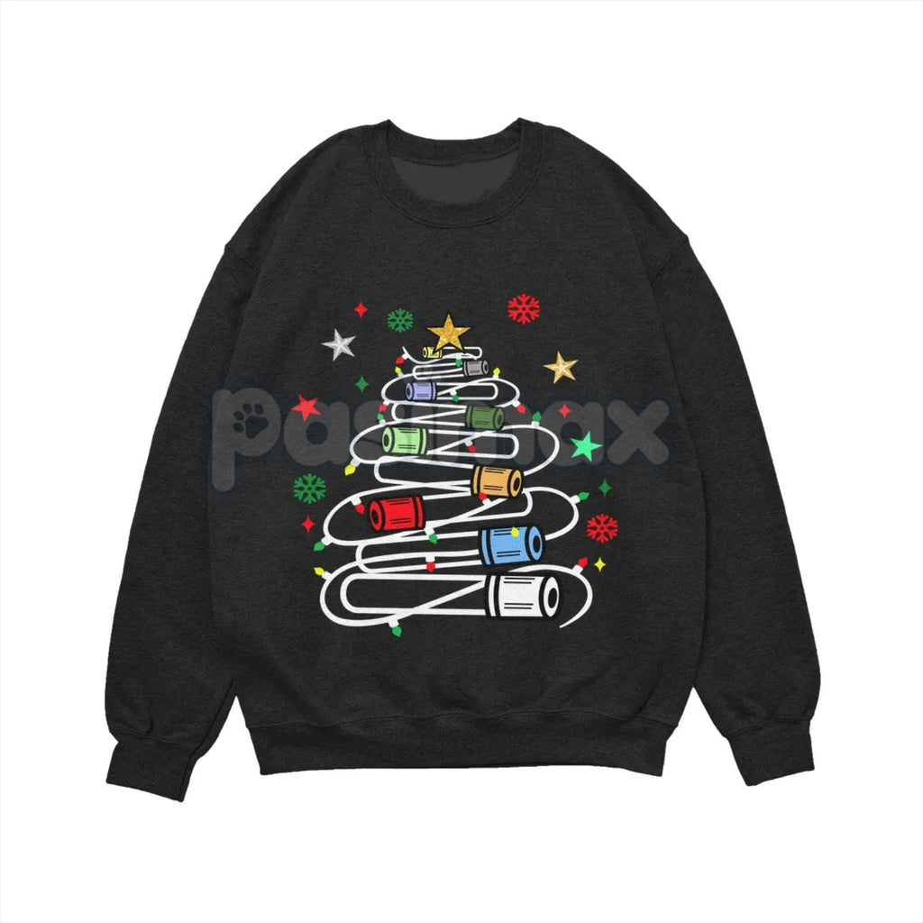 Pasimax Funny Phlebotomy Christmas T-Shirt – Blood Draw Humor Holiday Graphic Tee, Sweatshirt & Hoodie — lifestyle context