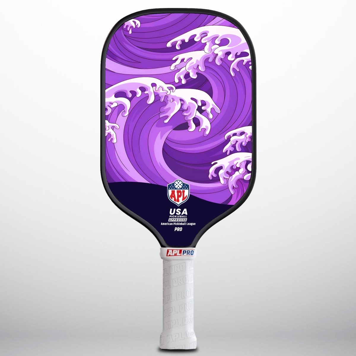 APL - Ocean Waves Pickleball Paddle | 16mm Carbon Fiber | Best Pickleball Paddles | American Pickleball League