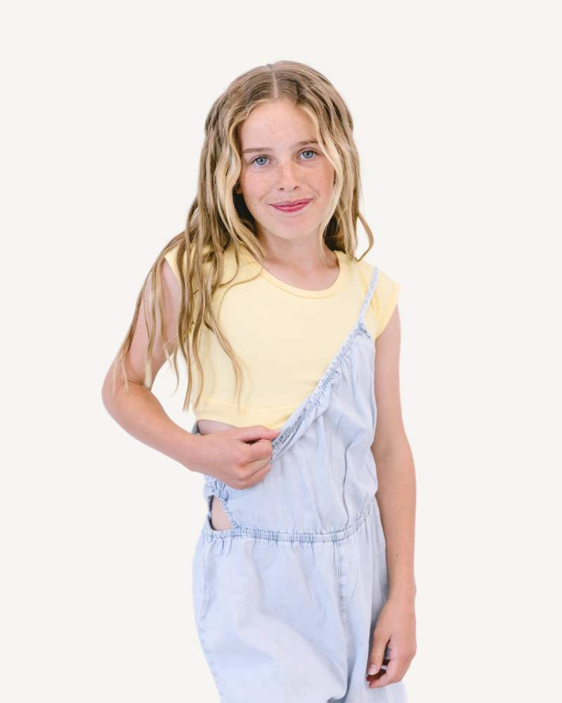 HALFTEE Layering Fashions Girlee Basic Cap Sleeve  - 6/8 ONLY — product category context