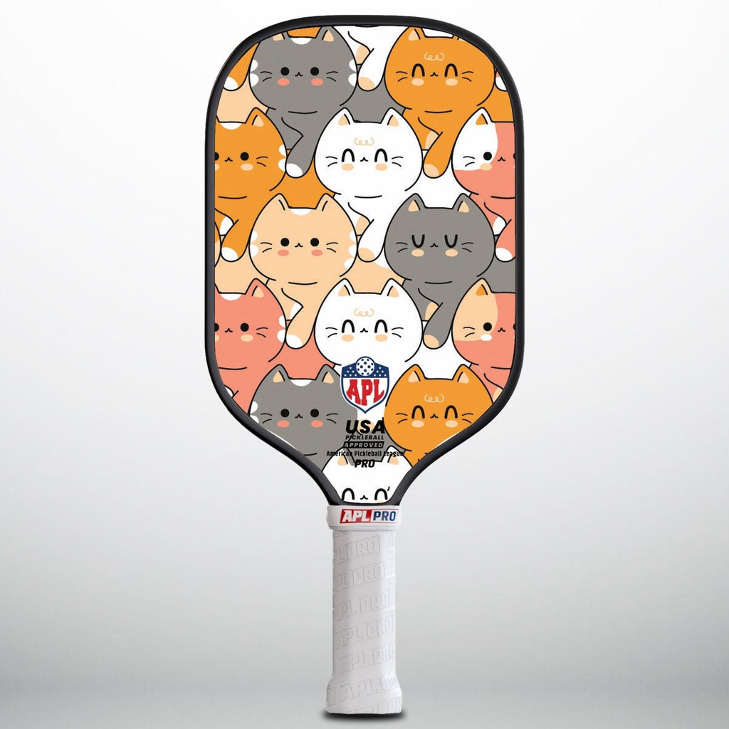 APL - Cats Cartoons | 16mm Carbon Fiber | Best Pickleball Paddles | American Pickleball League
