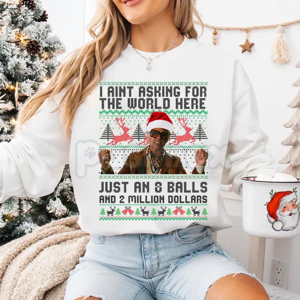 Pasimax Baby Billy Freeman's "The Righteous Gemstones" Christmas Sweatshirt | Danny McBride Ugly Sweater Alternative | Uncle 