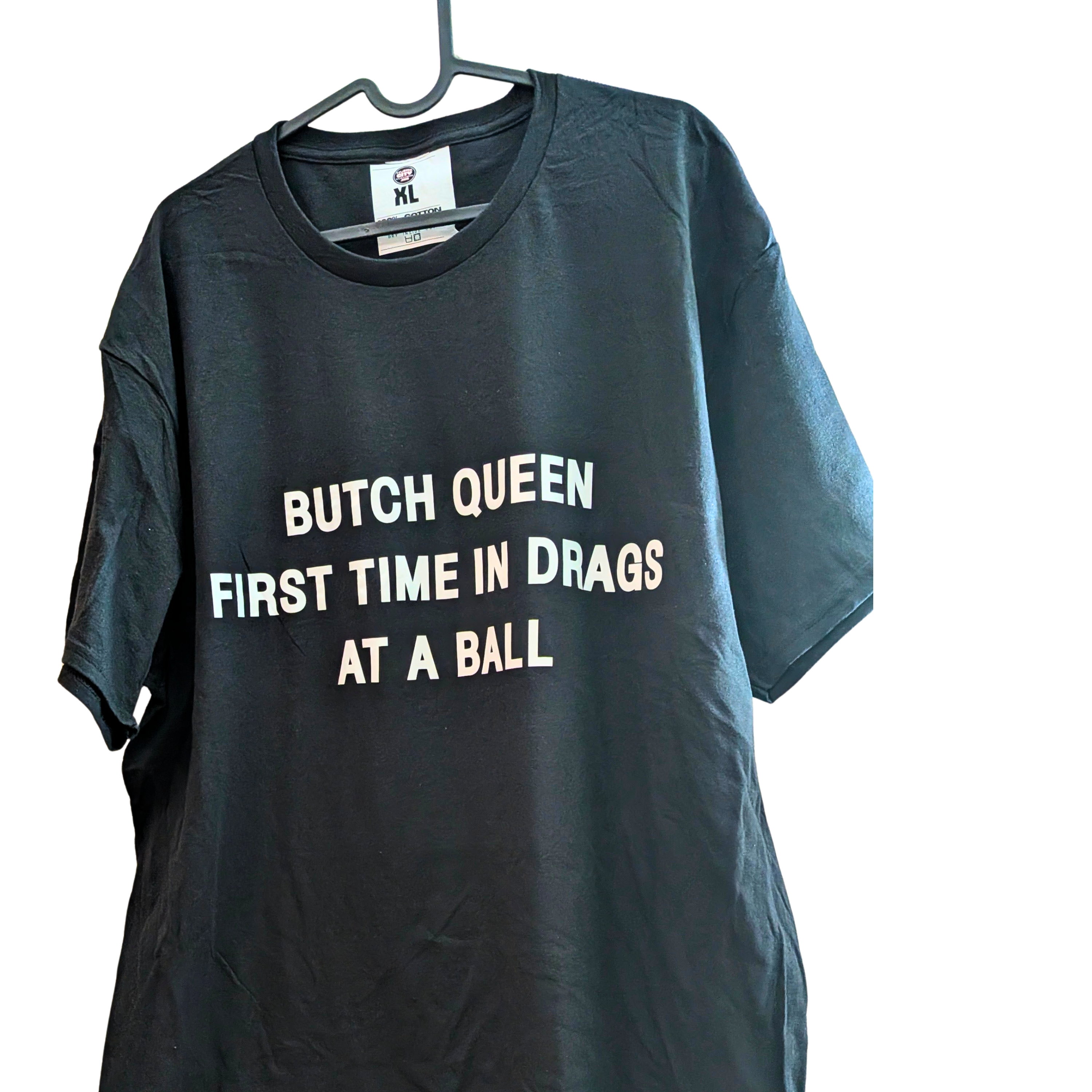Hustle City Clothing Butch Queen Streetwear Graphic T-Shirt — lifestyle context