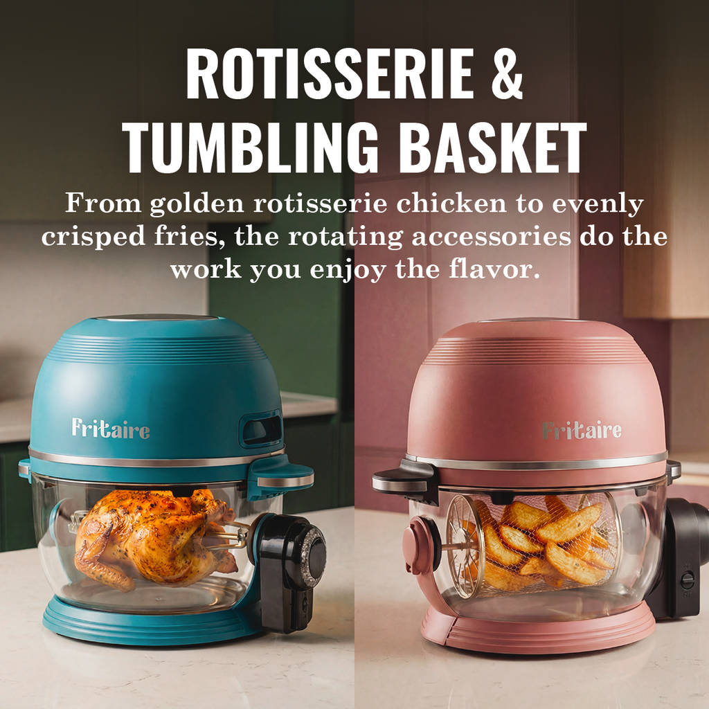 Self-Cleaning Air Fryer™ & Non-Toxic Air Fryer™ - Cherry – Fritaire, view 8