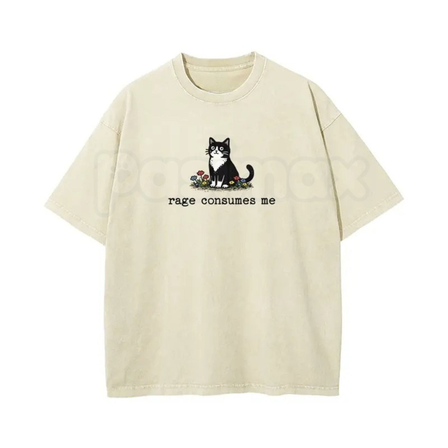 Pasimax Rage Consumes Me Funny Cat Meme T-Shirt — lifestyle context