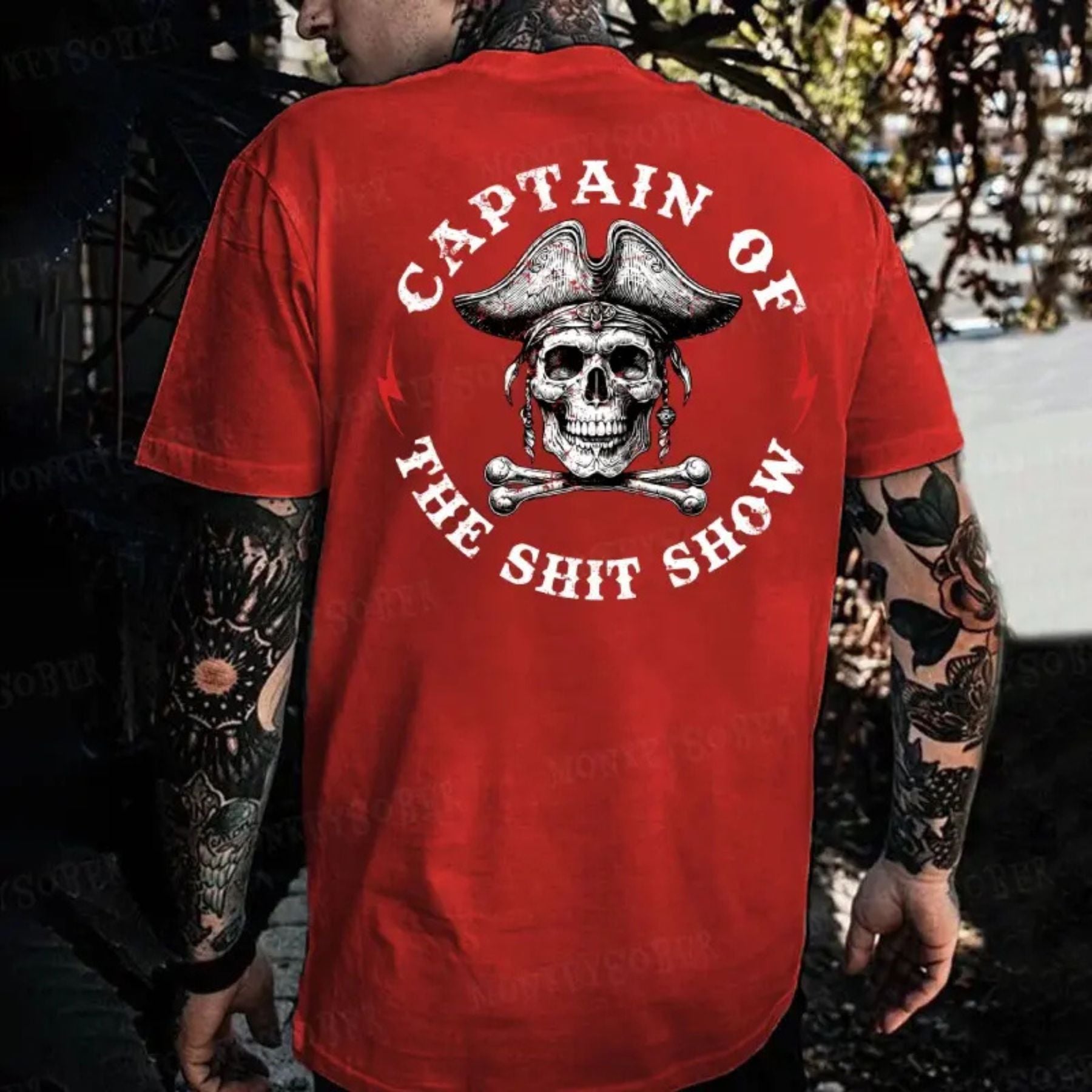 Pasimax "Captain Of The Shit Show" T-Shirt — lifestyle context